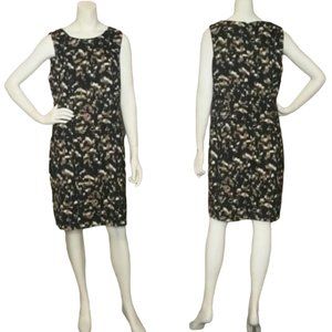 Connected Apparel Leopard Print Sheath Dress 16